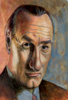 Craig T. Nelson Caricature - Acrylic on board. 2009